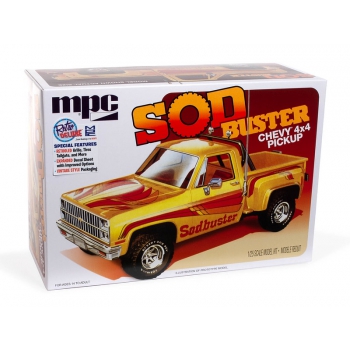 Plastikmodell – Auto 1:25 1981 Chevy Stepside Pickup Sod Buster Car – MPC972